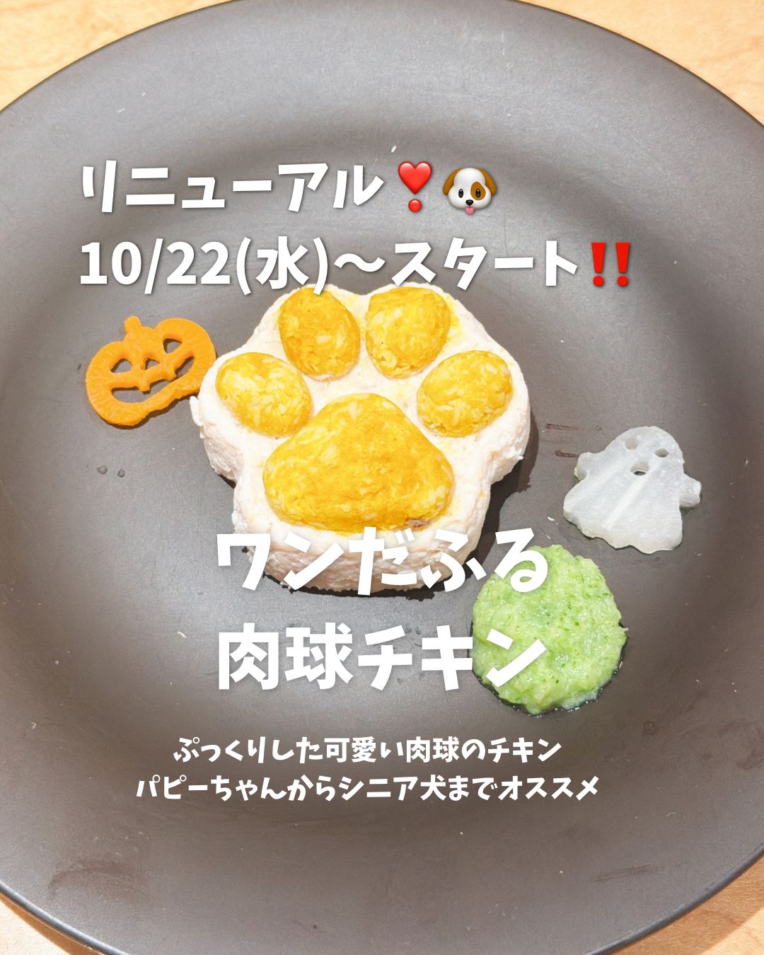 🐶ワンだふる肉球チキン